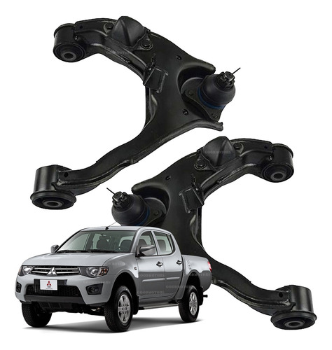 Par De Bandejas Superiores Mitsubishi L200 Triton 2008/2015