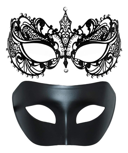 Un Par Mascaras Venecianas Para Parejas Disfraz Mardi Gras