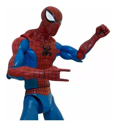 Muñeco Spiderman Figura Hombre Araña 32cm Marvel Icons