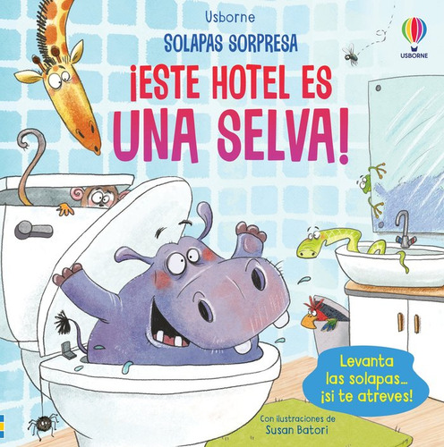 Este Hotel Es Una Selva! Solapas Sorpresa Sam Taplin Editorial Usborne en Español Tapa Dura