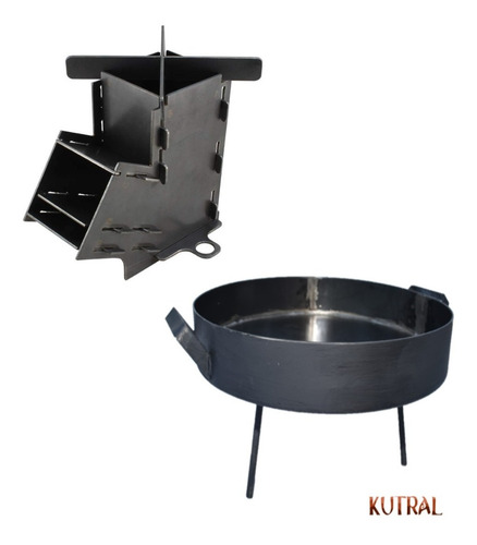 Combo Cocina Rocket Kutral Desarmable + Disco De 38cm