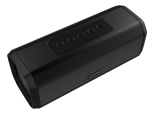 Caixa De Som Acústica Bluetooth Waveone Moove Preto Cor Preto Sombra