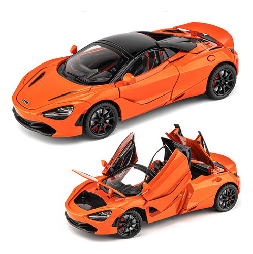 Mclaren 720s Miniatura Metal Coche Convertible Plegable 1/24