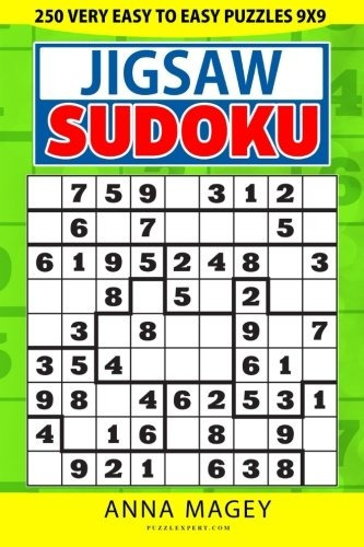 250 Very Easy To Easy Jigsaw Sudoku Puzzles 9x9 (volume 8)