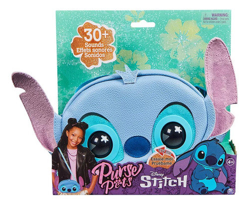 Purse Pets Cartera Stitch Interactiva Disney +30 Sonidos 