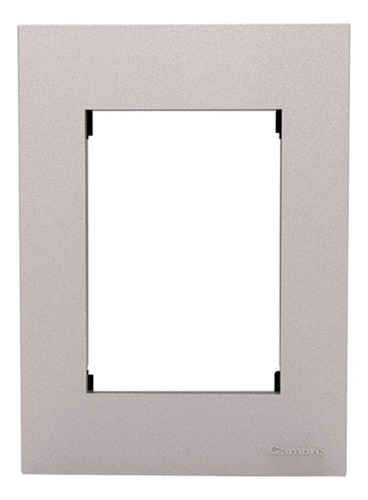 Tapa Y Distanciador Bauhaus Cambre 4960 Aluminizada 4 Mod