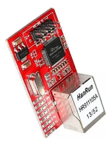 1- Módulo De Rede Mini W5100 - Módulo Ethernet Lan Arduino