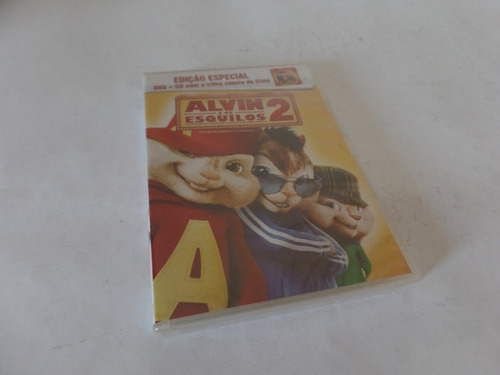 Dvds Alvim E Os Esquilos + Carros 2 + Detona Ralph Nvs Lacrs