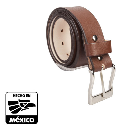 Cinturón 100% Piel Para Hombre Uso Rudo Estilo Casual Negro Marrón Piel Genuina Lisa 44