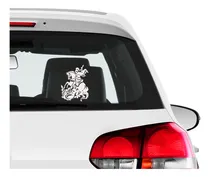 Comprar Calco Auto Sticker Religioso San Jorge Calcomanía Vinilo