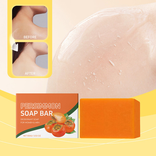 Sabonete Em Barra De Caqui L Para Controle De Odor Corporal,