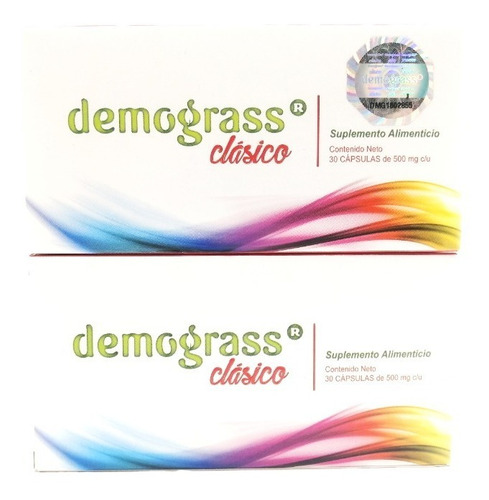 Demograss Clasico 30 Caps De 500mg C/u (2 Cajas) Envio Hoy