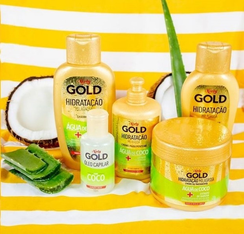 Óleo Capilar Niely Gold Hidratação Milagrosa Água De Coco