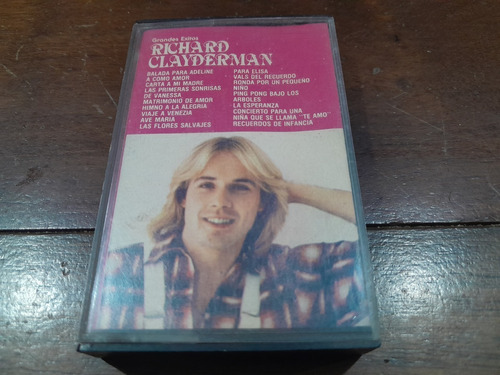Casete - Richard Clayderman - Grandes Éxitos - Arg - 1980