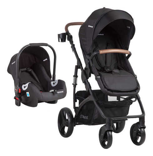 Coche Cuna Travel System Quest Lx Negro