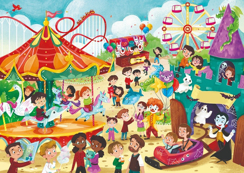 Feria Parque Luna Park Infantil Rompecabezas 60pz Clementoni