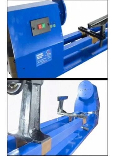 Imagen 2 de 5 de Torno Para Madera Mini 375w Plato 1000mm Kld + Set De Jubias