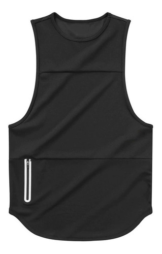 Imagen 5 de 10 de Polera Deportiva Hombre Gimnasio Con Cierre