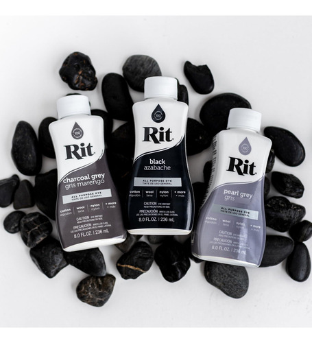 Tinte Líquido Multiusos Gris Carbón 240 Ml 8 Oz