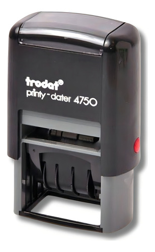 Sello Autoentintable Trodat 4750 Placa 41x24 Mm Con Fecha