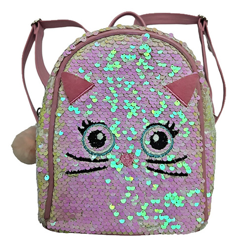 Mochila Con Lentejuelas Diseño Raton