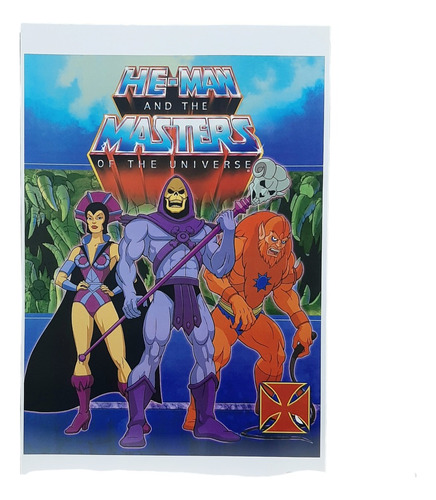 Poster Lamina He Man Master Universe 46x30cm. Series Retro 