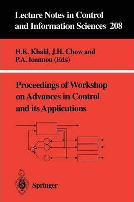 Libro Proceedings Of Workshop On Advances In Control And ...