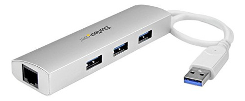 Startech.com Hub Usb 3.0 De 3 Puertos Con Gigabit Ethernet -