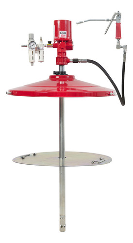 Kit Propulsora Pneumática Graxa Tambor 200 Kg + Tampa Compac