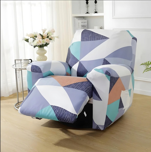 Funda Especial Sillon Reclinable Tela Lycra Estampada 1cuerp
