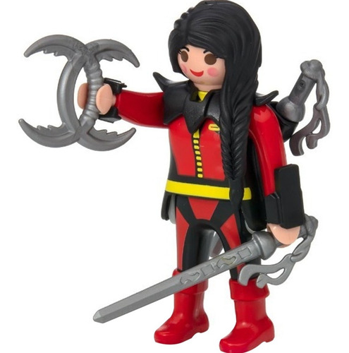 Playmobil Guerrera Personaje Playmofriend Con Accesorios