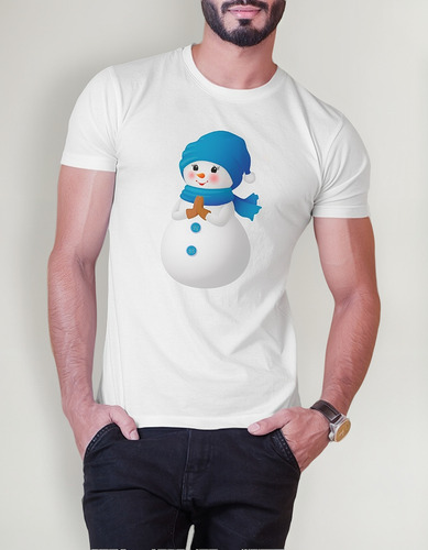 Playera Navidad Muñeco De Nieve Cute Christmas Mujer Hombre