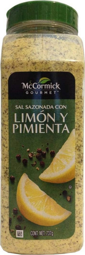 McCormick  gourmet sazonador limon y pimienta 737g