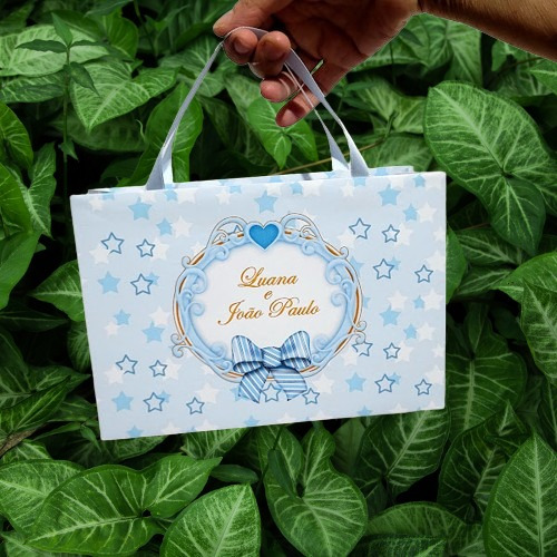 5 Sacolinhas Personalizada Casamento Daminha Pajem