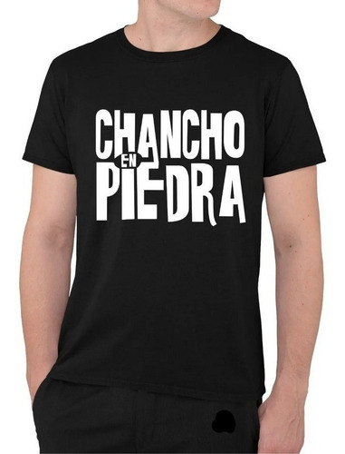 Polera Estampada Chancho En Piedra Logo Moda Bandas