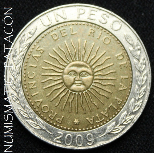Moneda 1 Peso 2009 Cj 6.16.2 Ceca Mexico - Excelente!