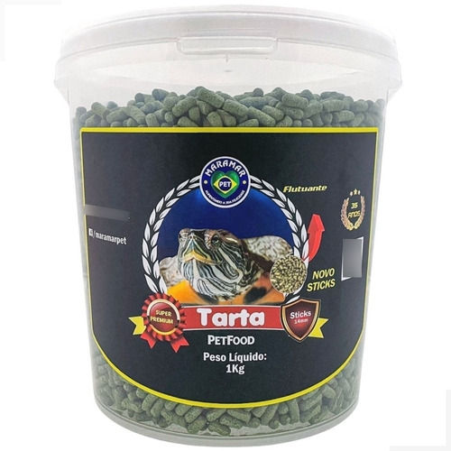 Ração Para Tartarugas Tarta Pet Food Maramar 1 Kg Premium