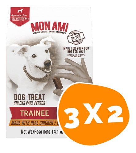 Mon Ami Snack Trainee X 75gr Pack 3 Unidades