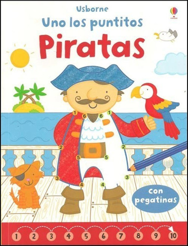 ** Piratas - Uno Los Puntitos ** Con Pegatinas Usborne