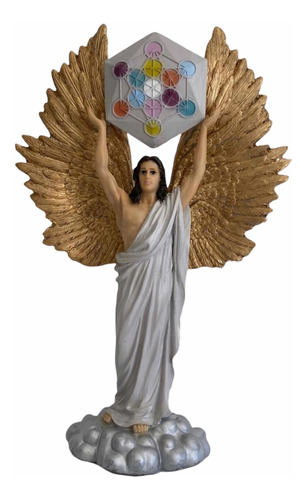 Hermosa Figura Esotérica Arcangel Metatron De 34 Cm