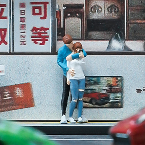Figura De Diorama A Escala 1/64, Parejas De Personajes,