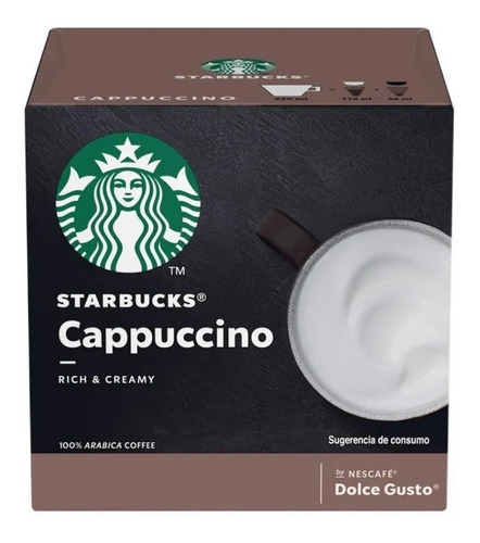 Imagen 4 de 10 de Nescafé Dolce Gusto 12 Cápsulas Starbucks® Capuchino Oferta!