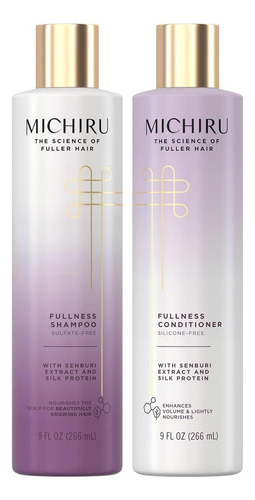 ChampĂș Y Acondicionador Michiru Fullness ' Extracto De Senbu