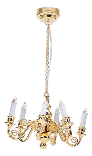 Lámpara Tipo Candelabro Con Forma De Casa De Muñecas, Tamaño