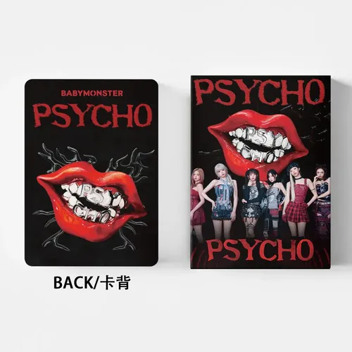 Photocard Kpop Babymonster Psycho C/ 55 Fotos Lomo Card