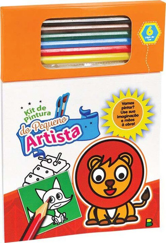 Libro Kit De Pintura Do Pequeno Artista: Laranja De Brijbasi