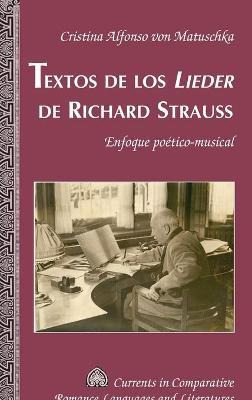 Libro Textos De Los Lieder De Richard Strauss - Cristina ...