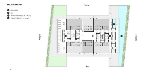 Imagen 9 de 9 de Venta Departamento De 3amb En Domus Parque, Vicente Lopez!