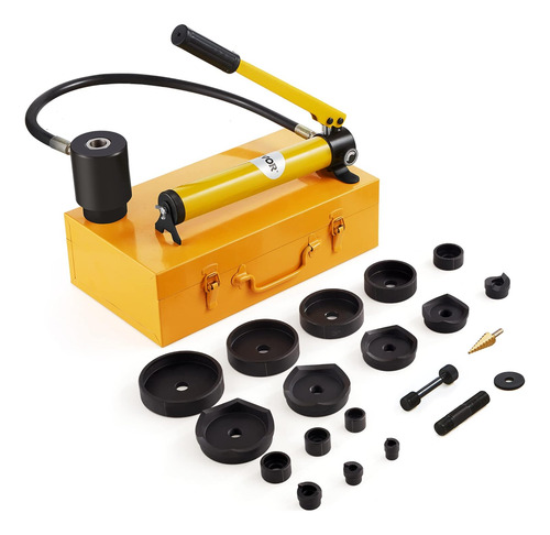 15 Ton Hydraulic Knockout Punch Kit, 1/2 To 4 Conduit...