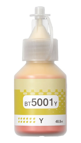 Botella De Tinta Compatible Brother Bt 5001 Amarillo